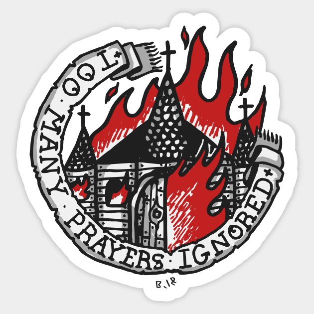 Scorched Sticker by Brieana